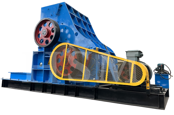 雙級粉碎機對輥破碎機、河卵石制砂機、石頭制砂機大圖